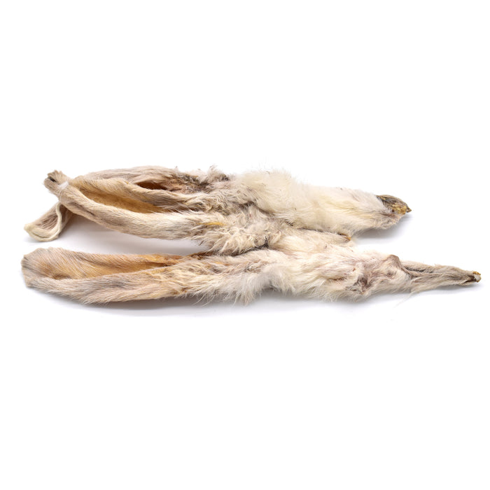 2kg Premium Natural Rabbit Ears with Fur