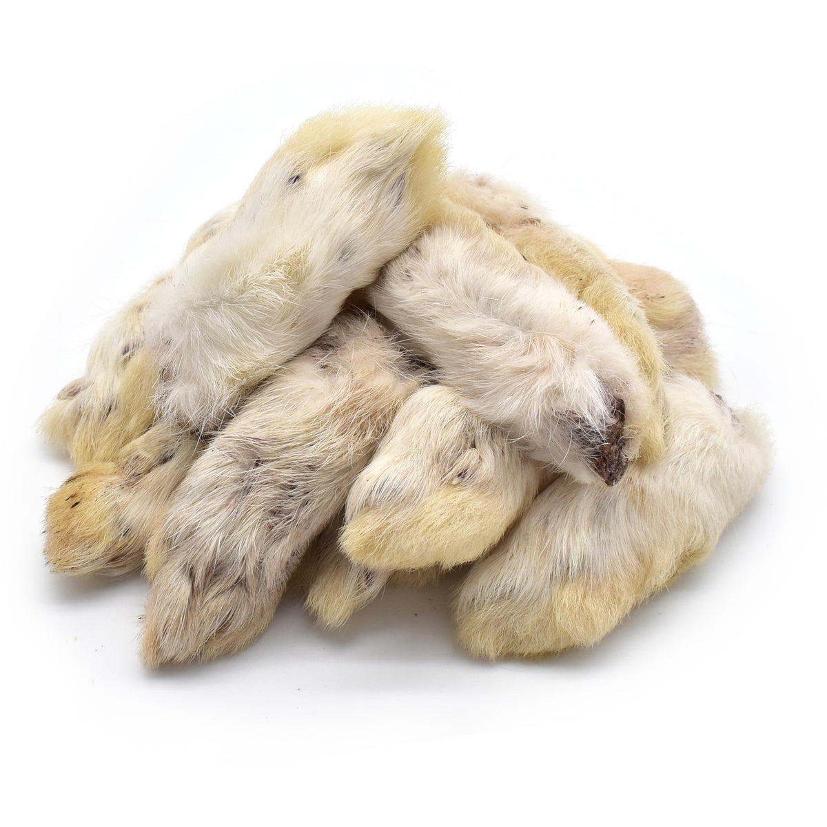 12 x Natural Rabbit Feet Paws — WPS Pet Supplies - Main Image